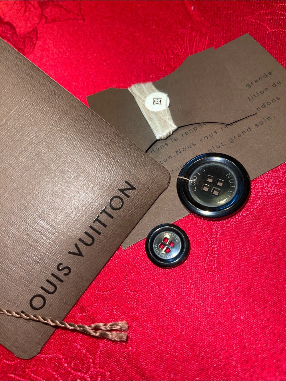 Louis Vuitton Logo Button Set
